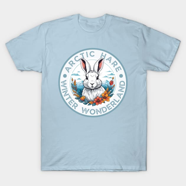 Arctic Hare T-Shirt by Pearsville